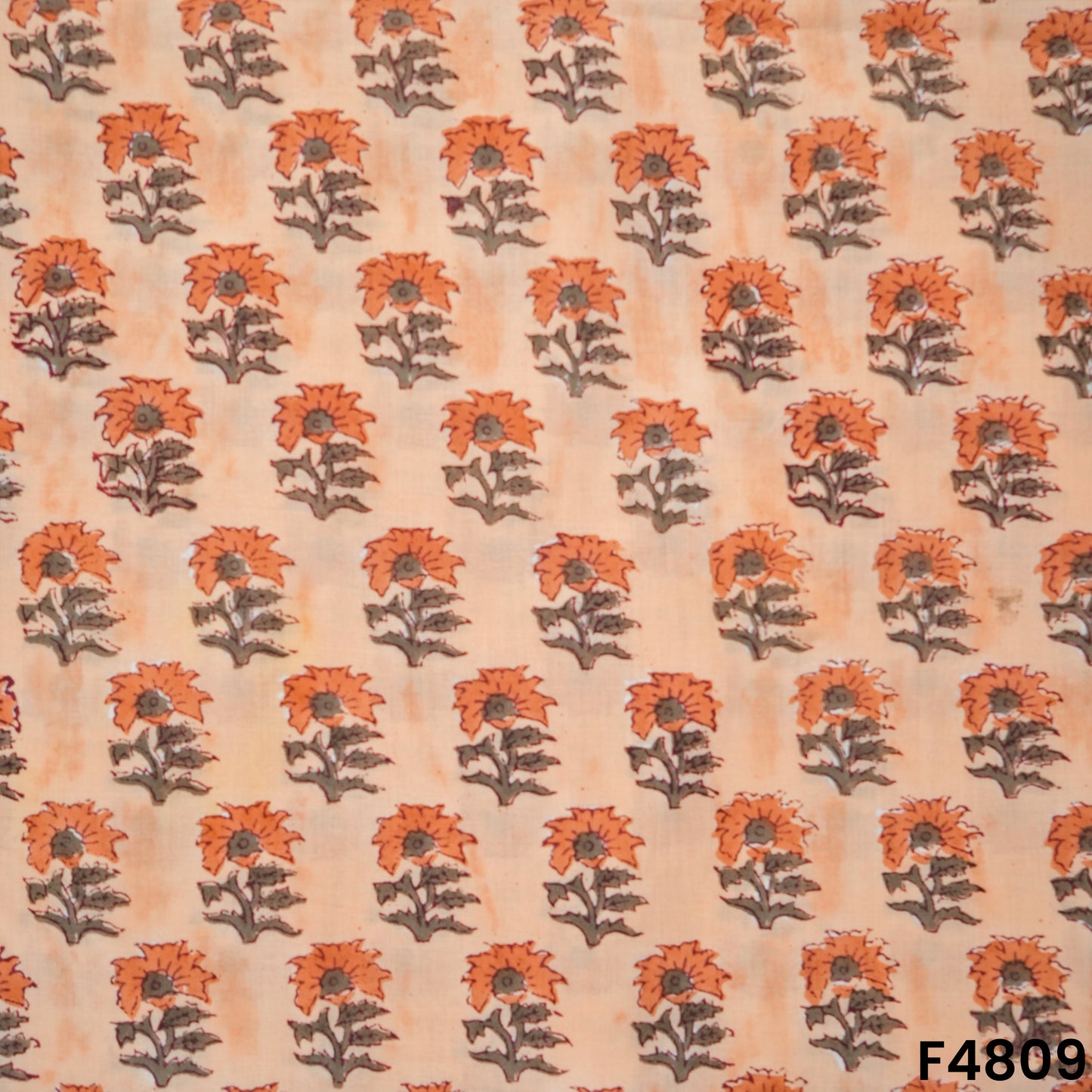 Flower Print Cambric Cotton Fabric- F4809