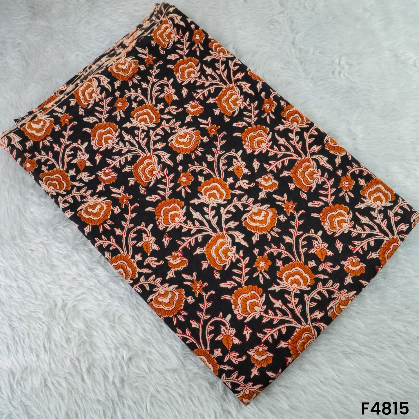 Flower Print Cambric Cotton Fabric- F4815