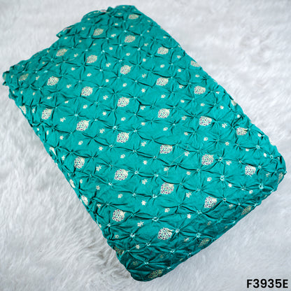 Pure bandhani silk Fabric- F3935