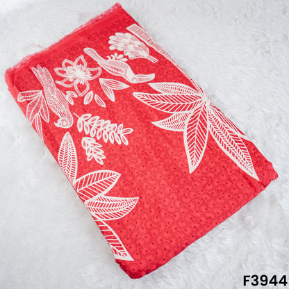 Floral Printed Modal Cotton Fabric- F3944