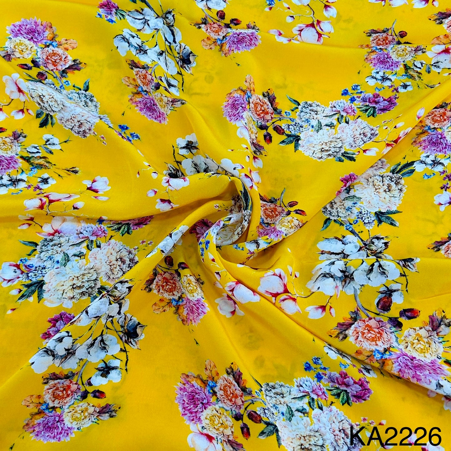 Printed Viscose Crepe Fabric-KA2226