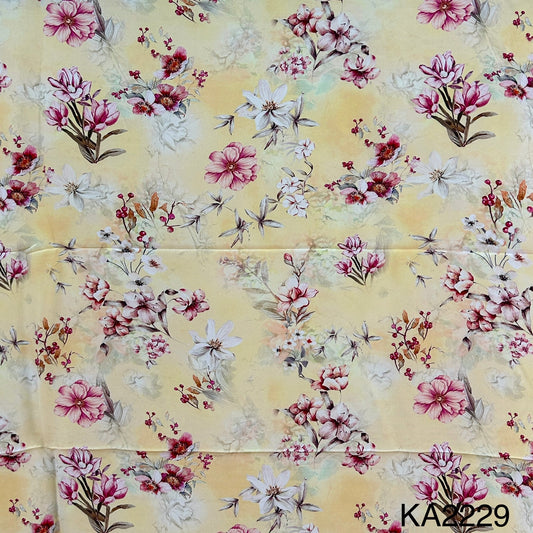 Printed Viscose Crepe fabric - KA2229