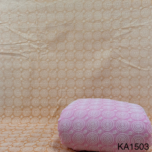 Embroidered Kota Cotton Fabric-KA1503