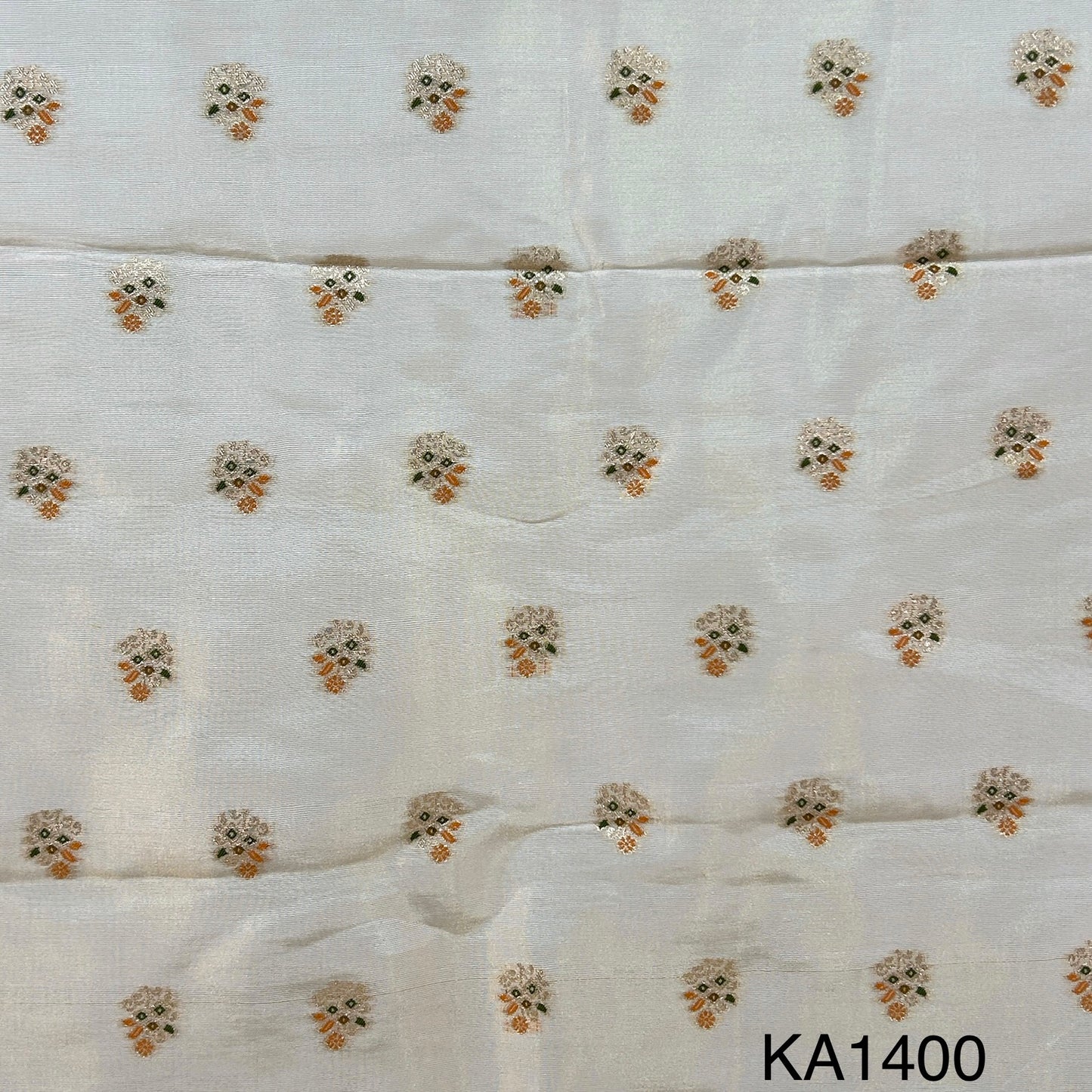 Banarasi Tissue Silk Fabric-KA1400
