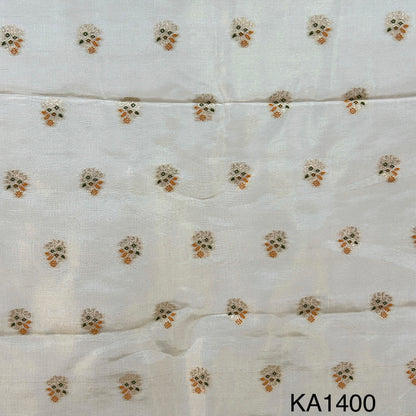 Banarasi Tissue Silk Fabric-KA1400
