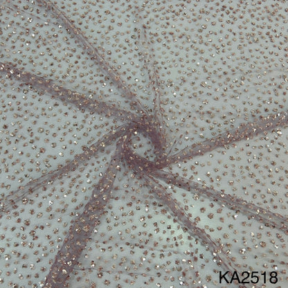 Cut Dana Sequins Net Fabric KA2518