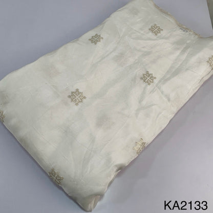 Dyeable Sequins Buti Opara Silk Fabric-KA2133