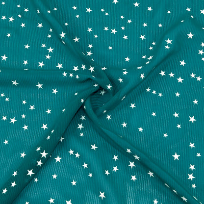 RUBBER Print Georgette Fabric-KA455