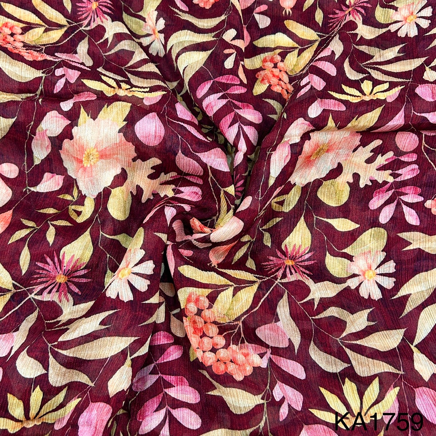 Printed Chinon Fabric KA1759