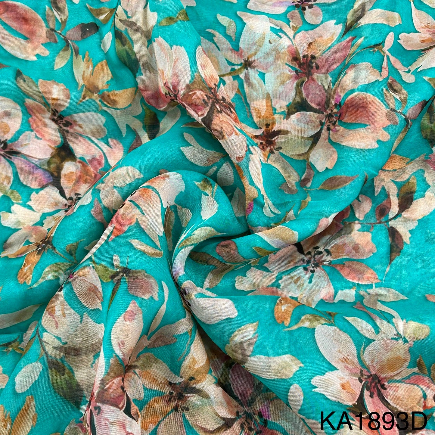 Printed Organza Fabric-KA1893