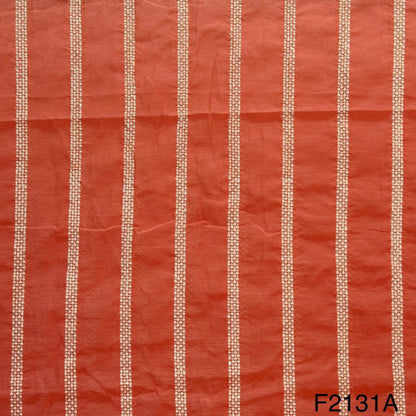 Thread Sequins Embroidered Chanderi Fabric-F2131