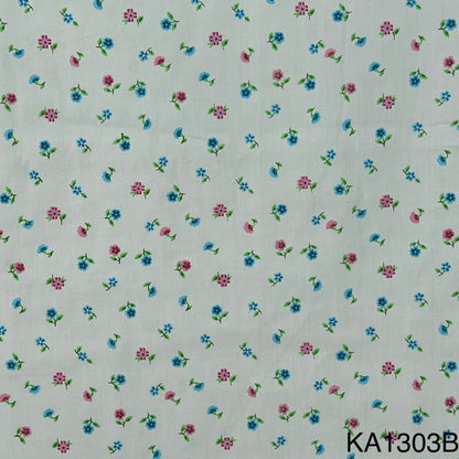 Floral Print Cotton Fabric-KA1303