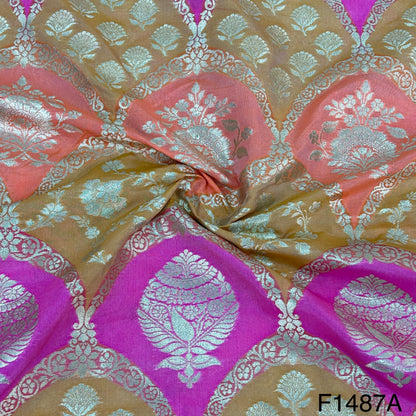 Banarasi Silk Brocade Fabric-F1487