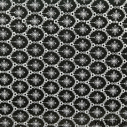 Embroidered Cotton Fabric-KA1578