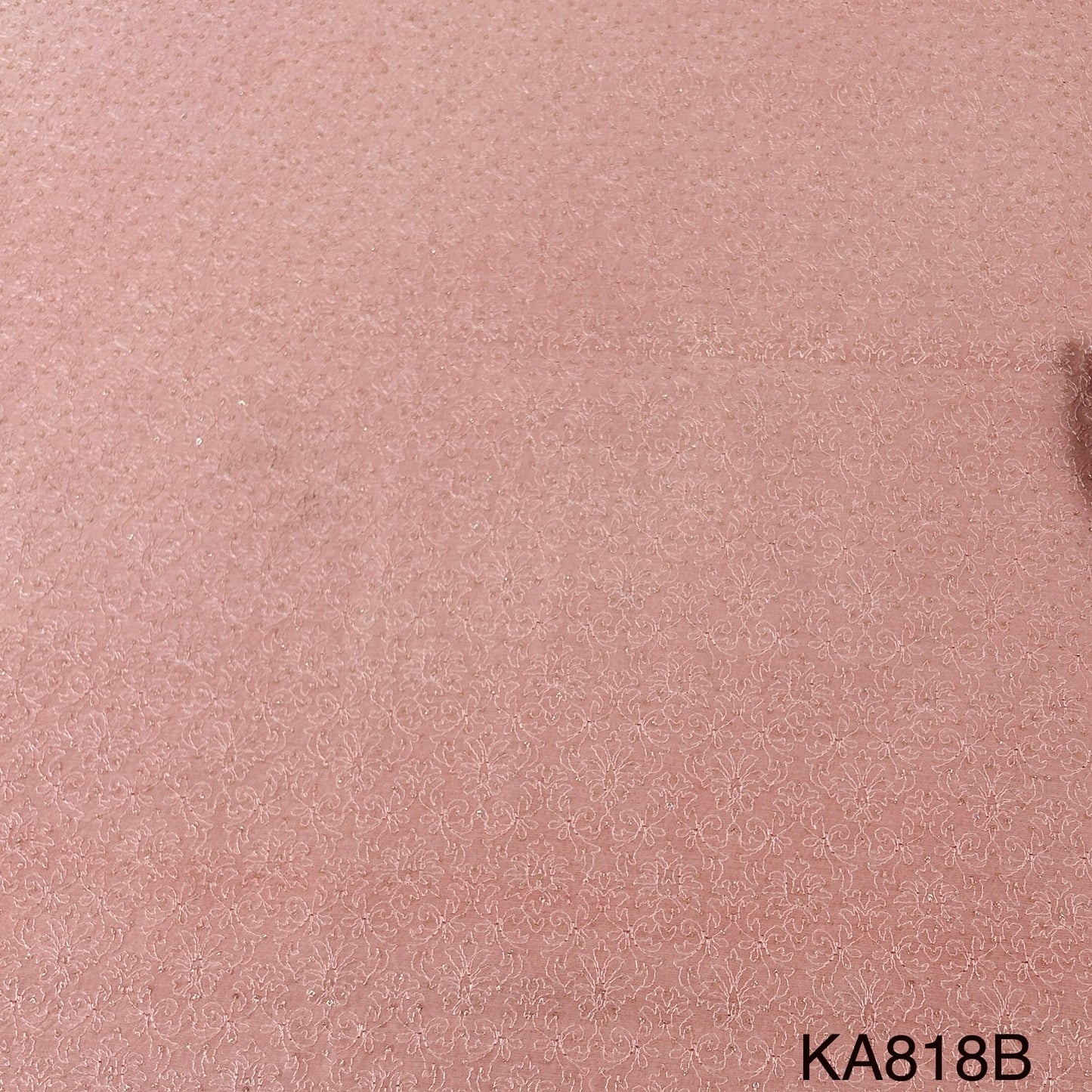 Embroidered Sequins Chanderi Fabric-KA818