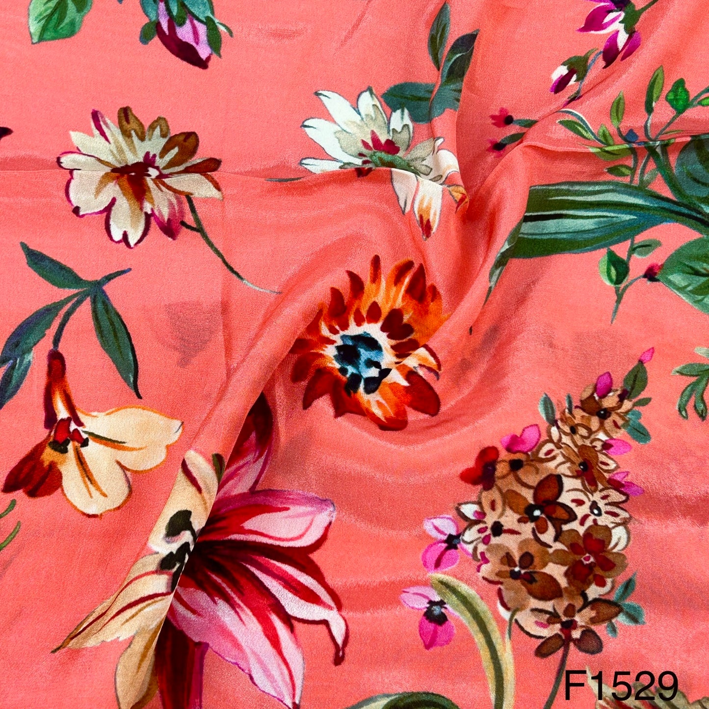 Printed Crepe Fabric - F1529