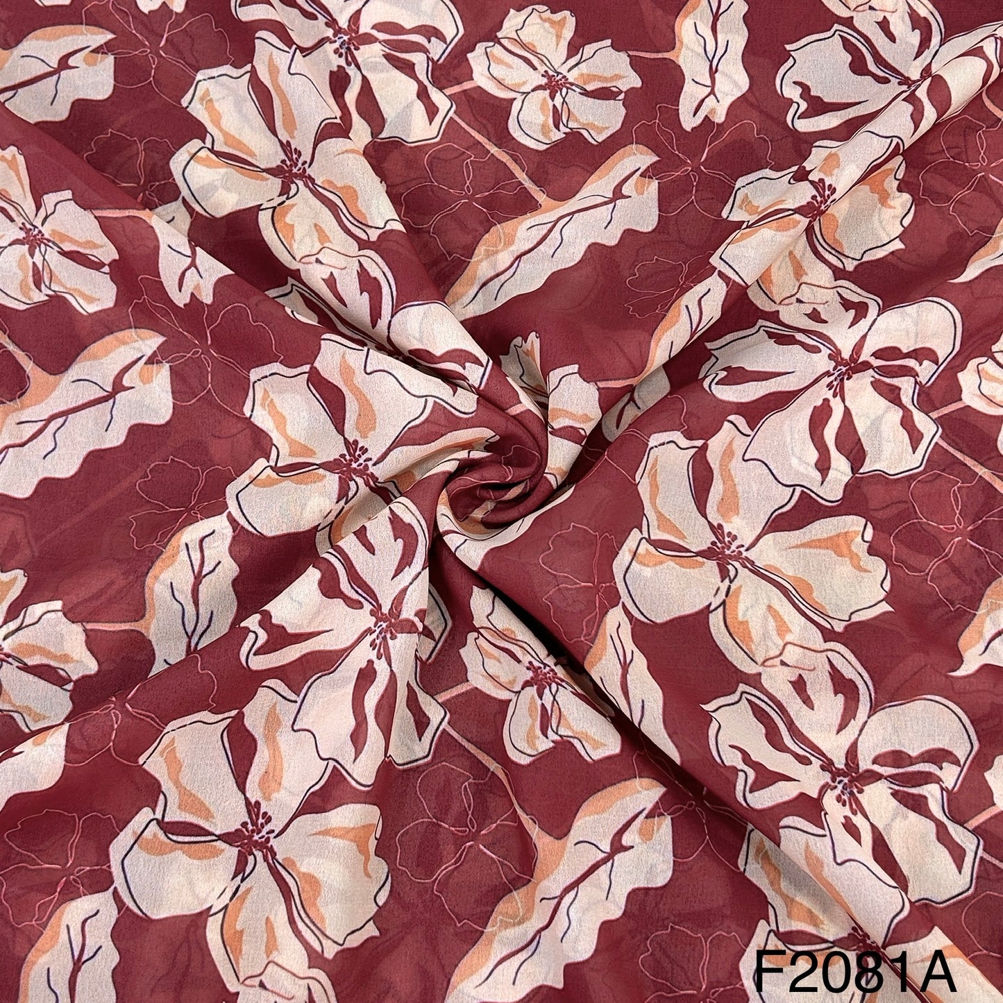 Printed Georgette Fabric-F2081