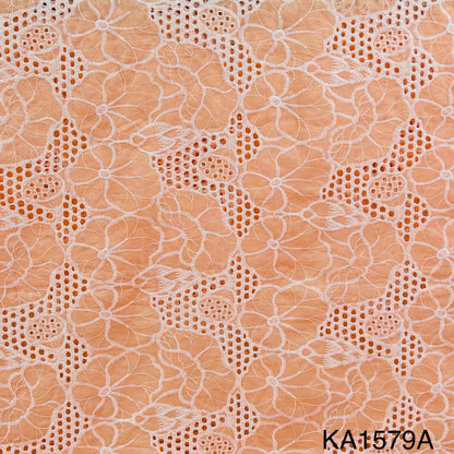 Embroidered Cotton Fabric-KA1579