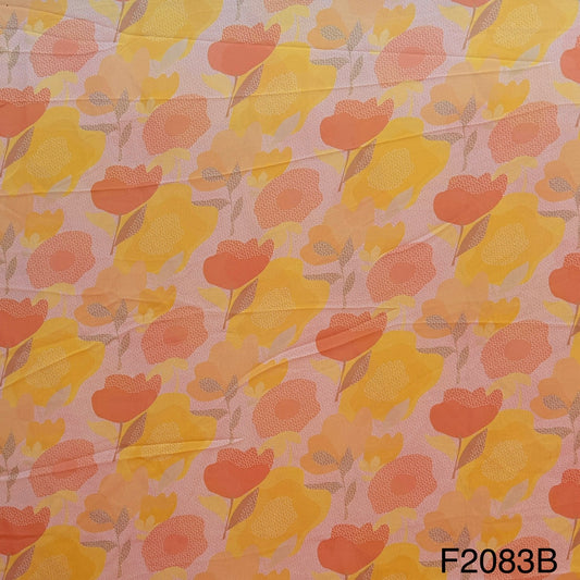 Printed Georgette fabric-F2083