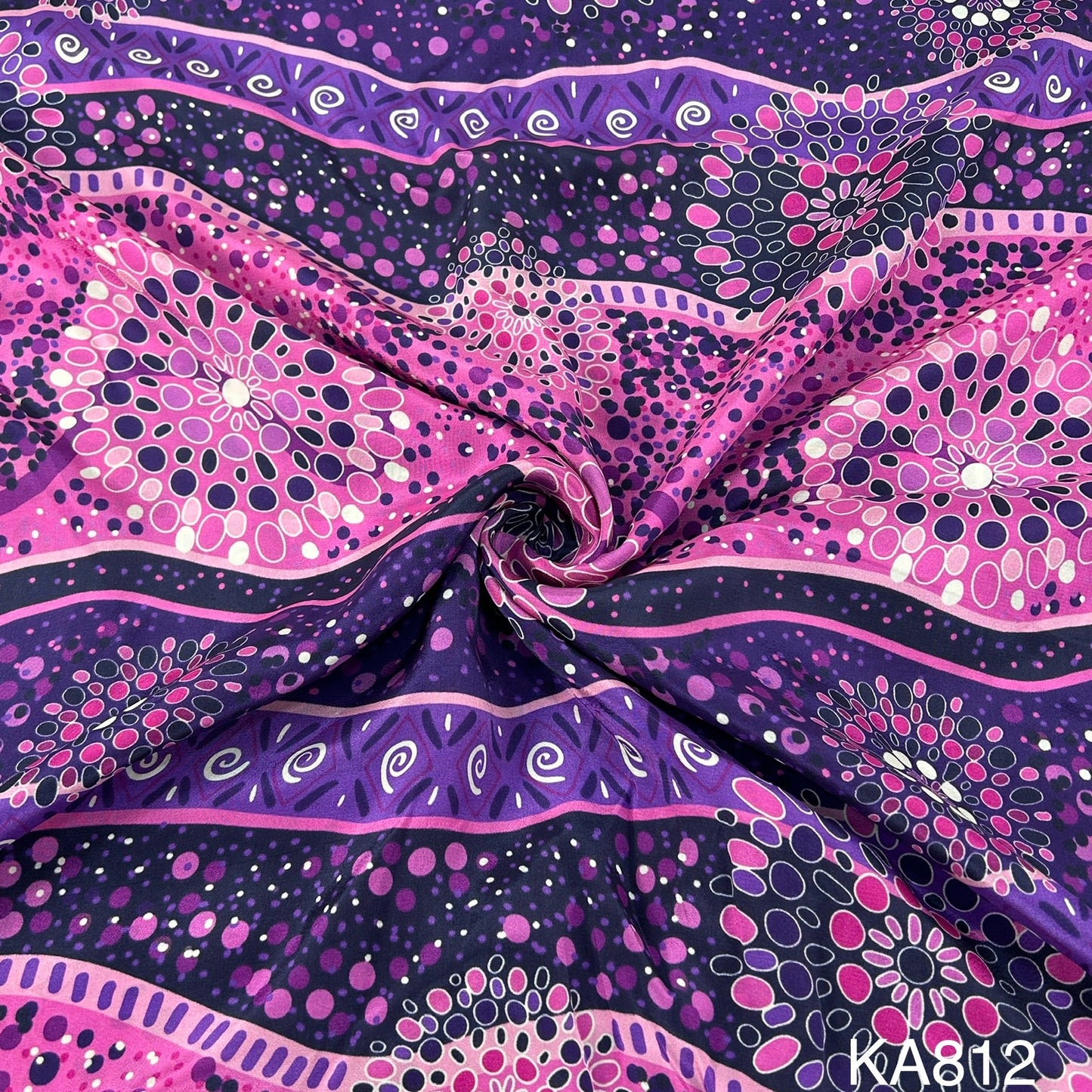 Printed viscose crepe Fabric-KA812
