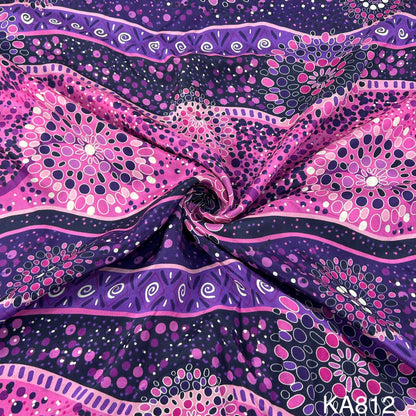 Printed viscose crepe Fabric-KA812