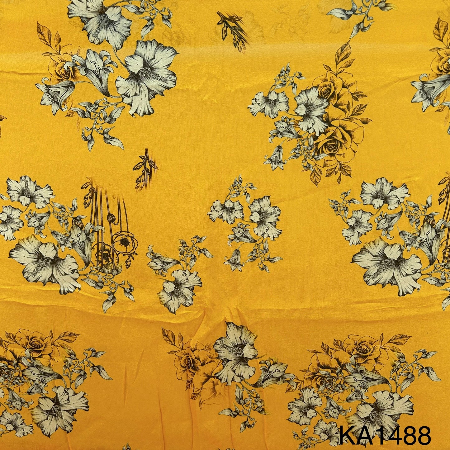 Printed Chinon Fabric - KA1488