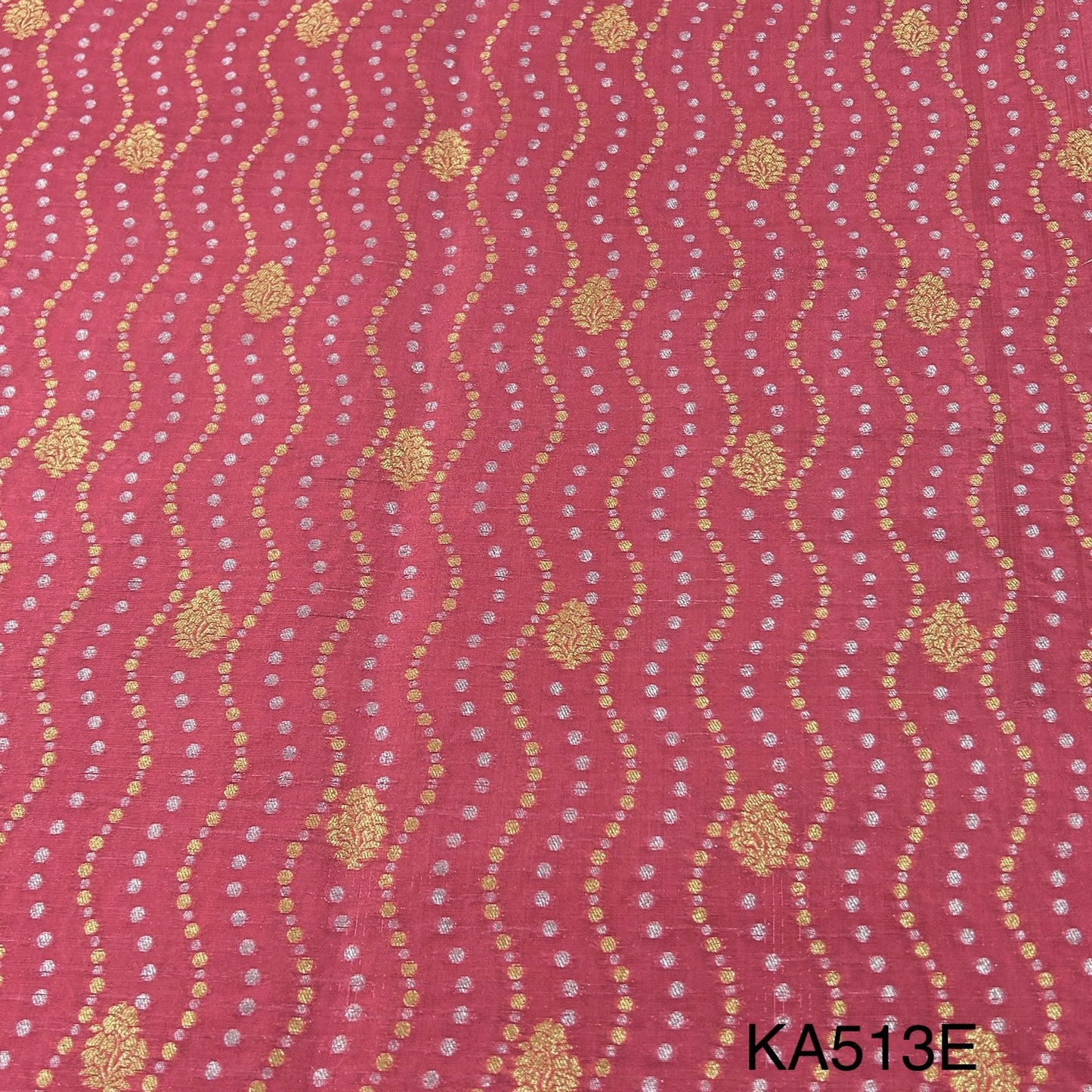 Silk Brocade Fabric-KA513