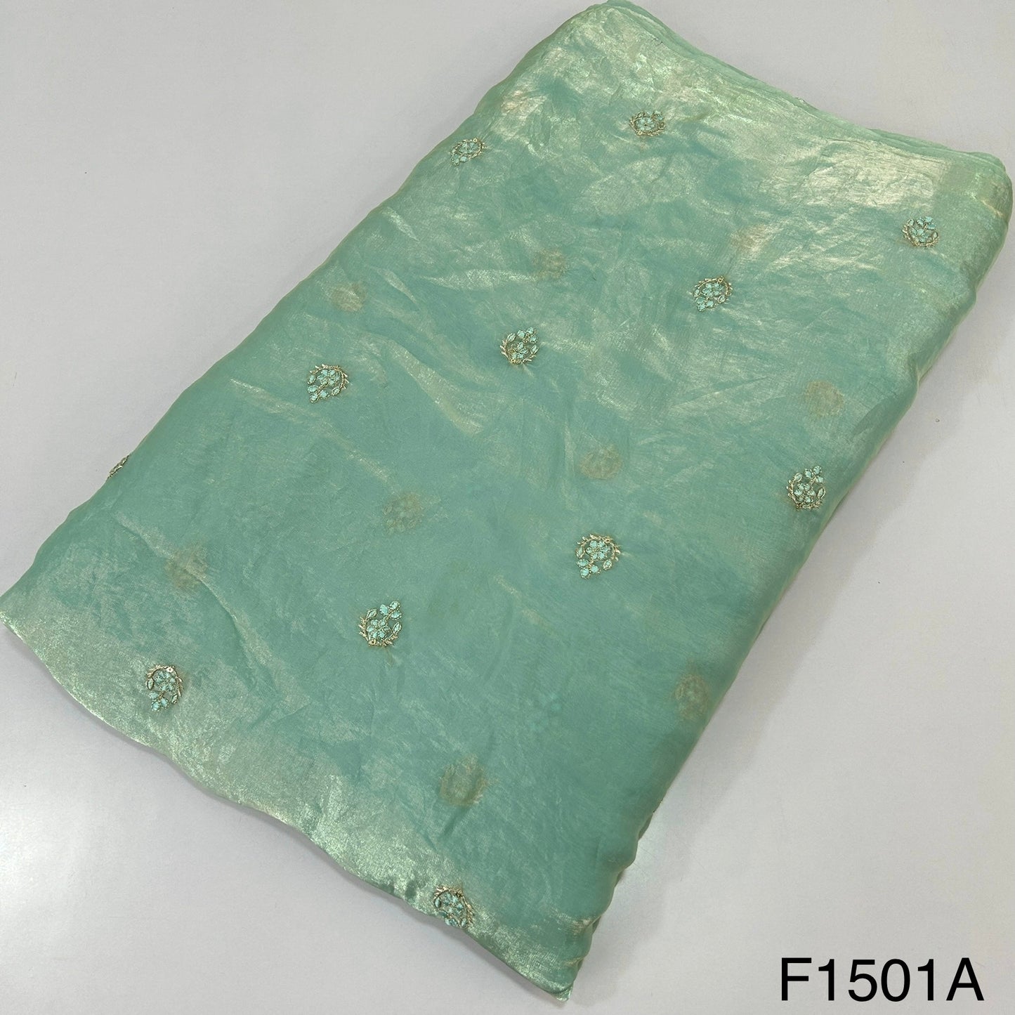 Zari Sequins Buti Jimmy Choo Fabric-F1501