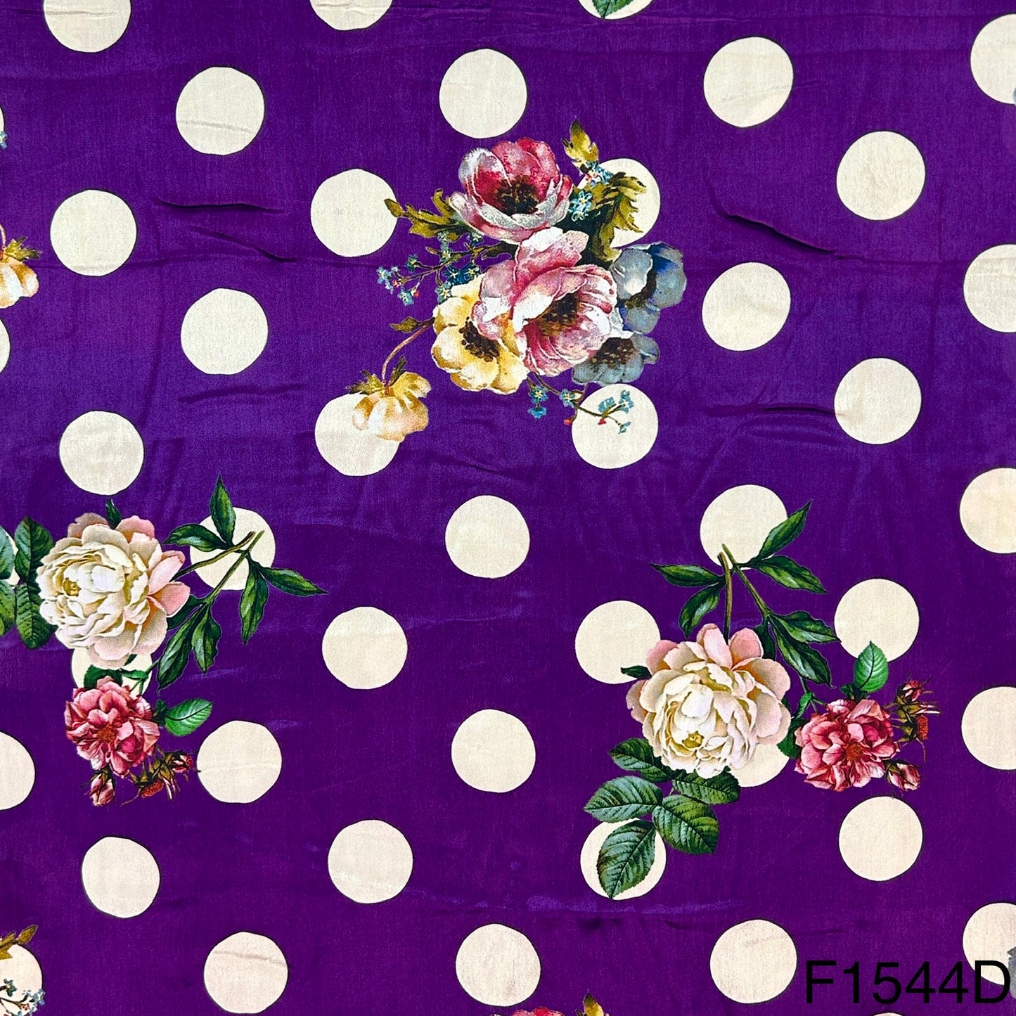 Printed Crepe Fabric F1544