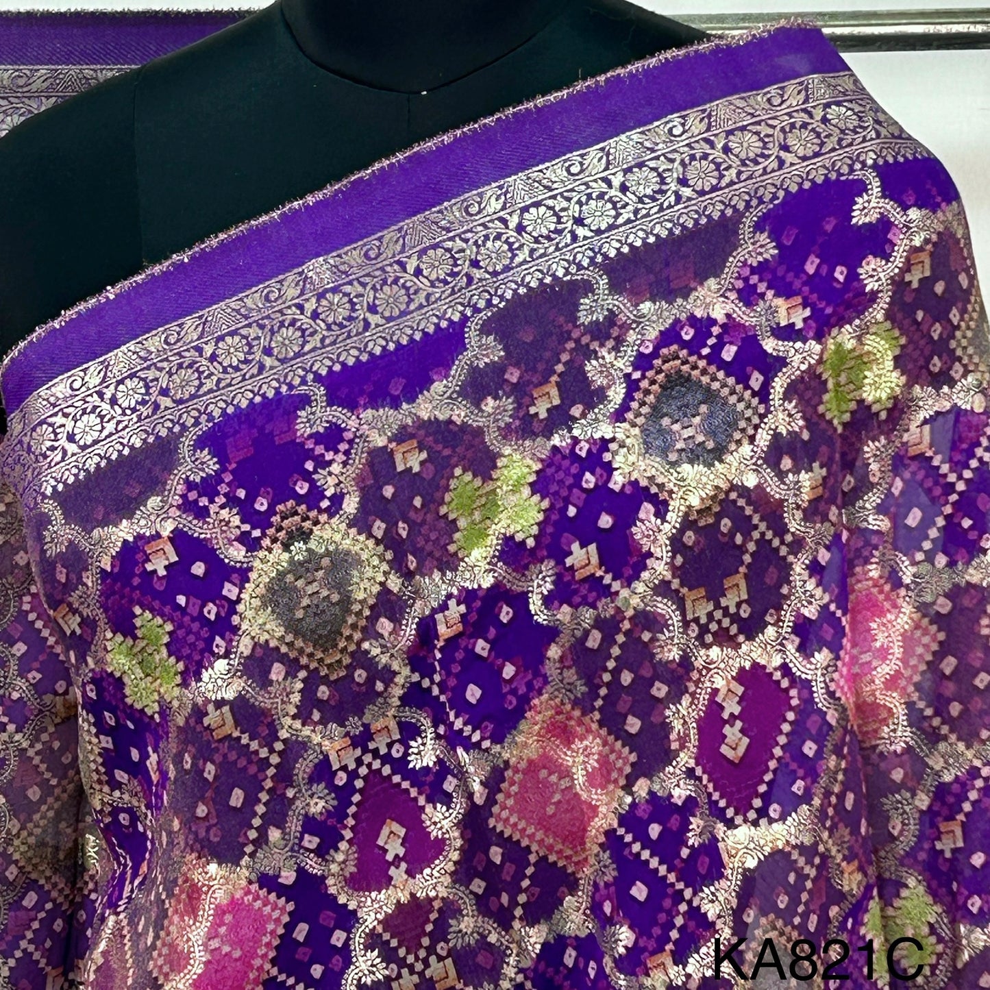 Banarasi Georgette Dupatta -D821