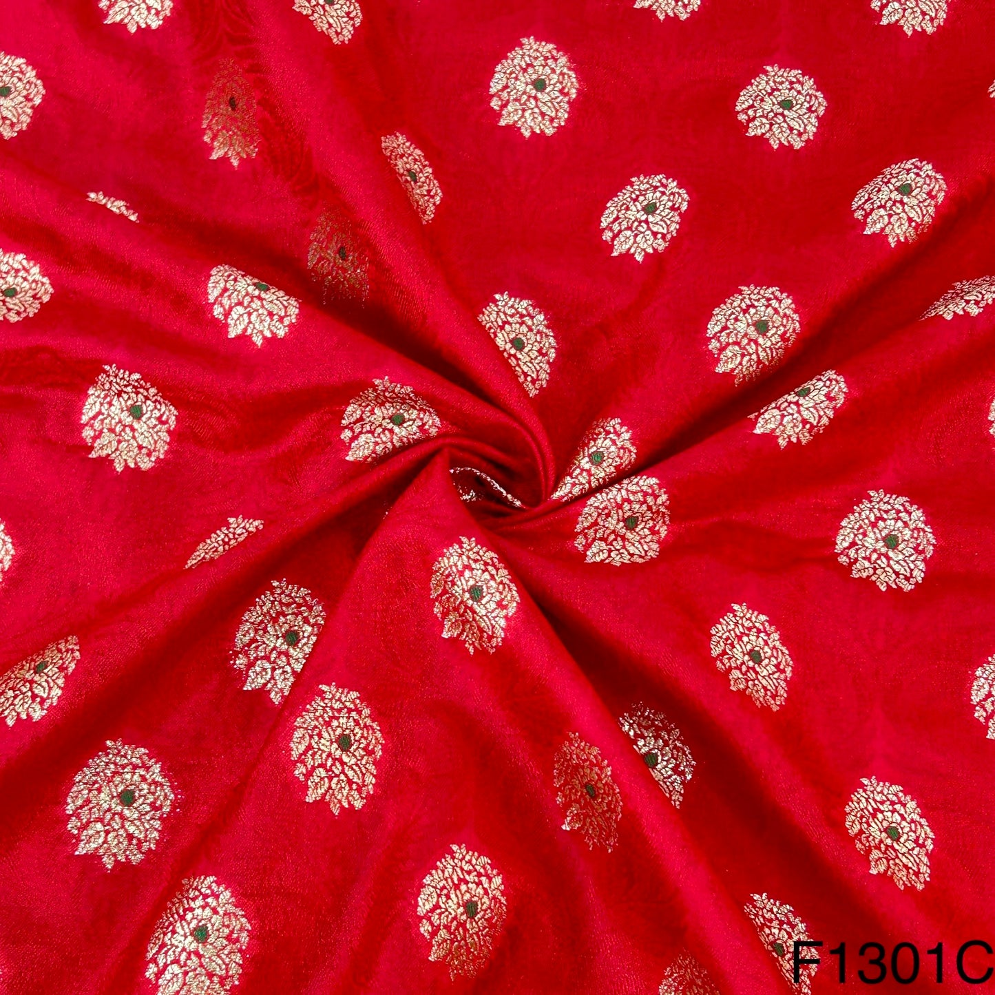 Banarasi Silk Brocade Fabric-F1301