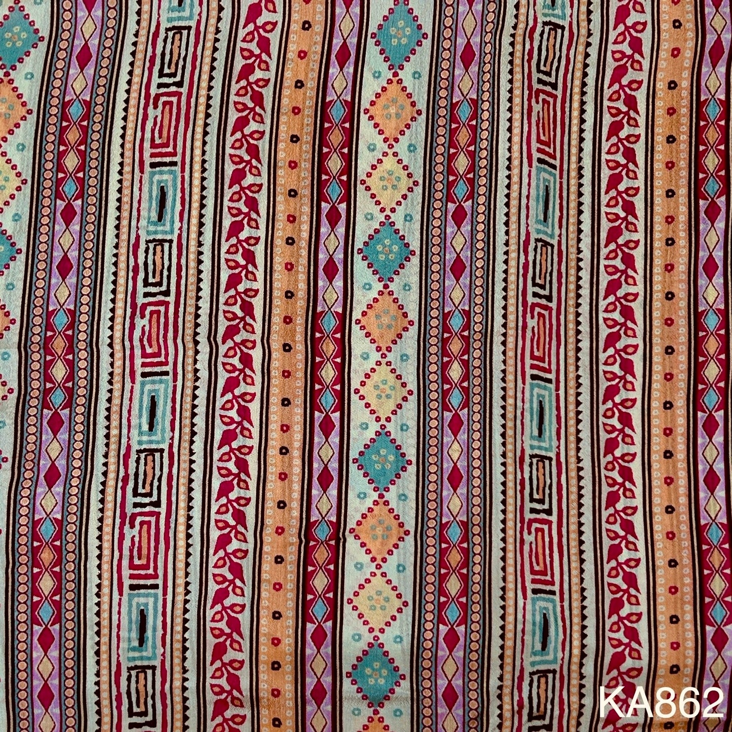 Printed Chinon Fabric - KA862