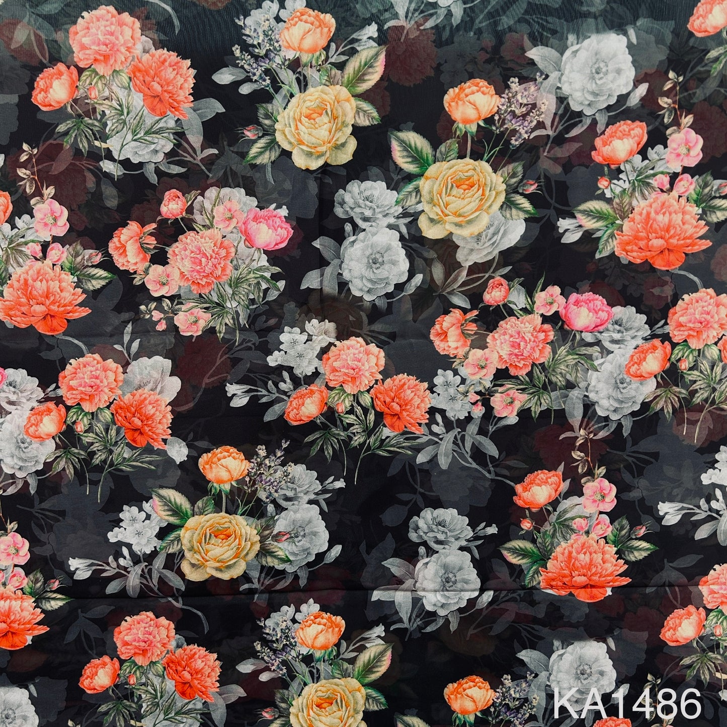Printed Organza Fabric-KA1486