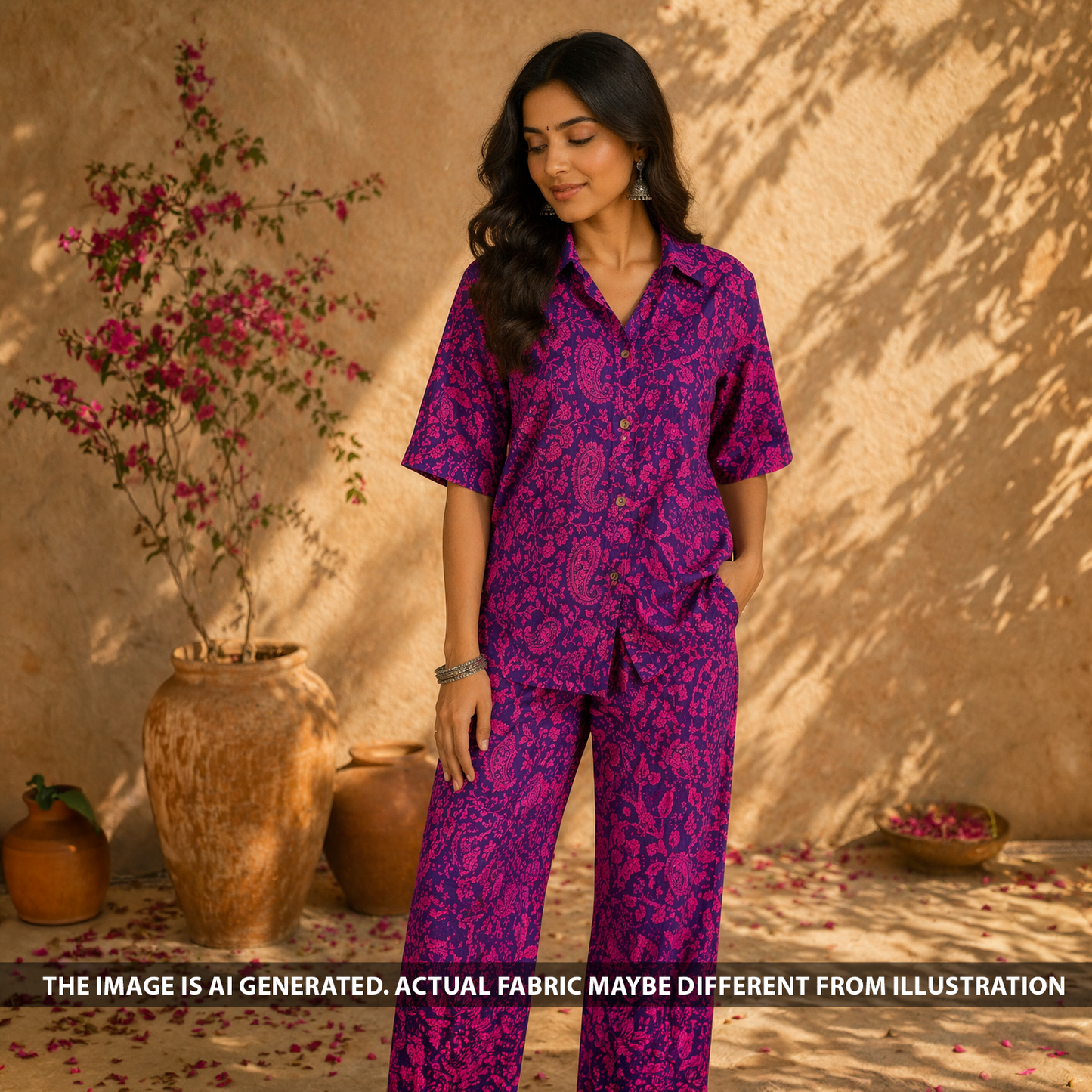 Printed Mul Cotton Fabric - F6377