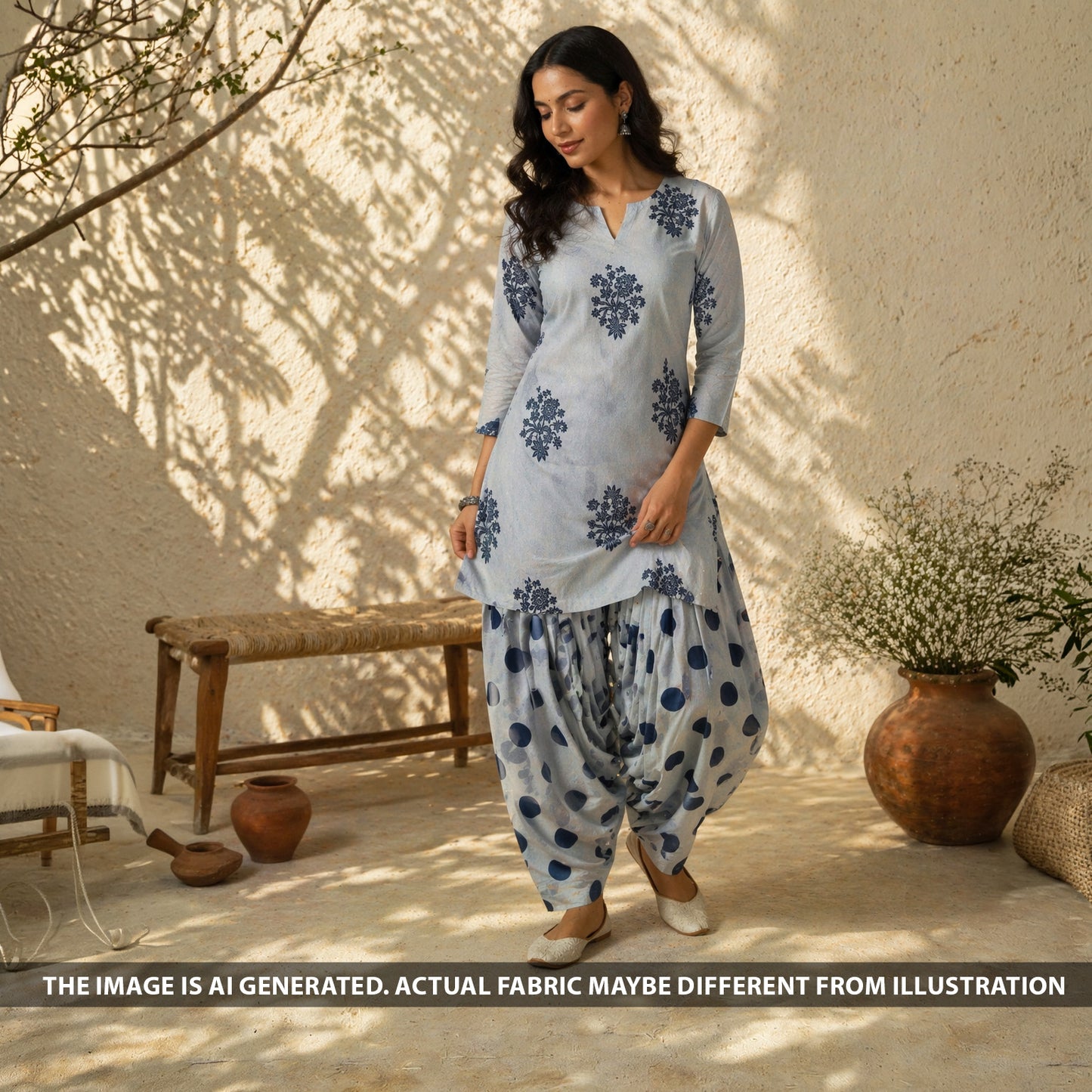 Printed Mul Cotton Fabric - F6381