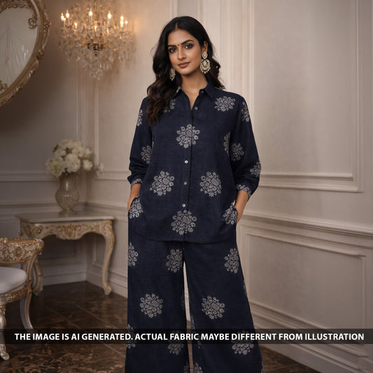 Printed Mul Cotton Fabric - F6387