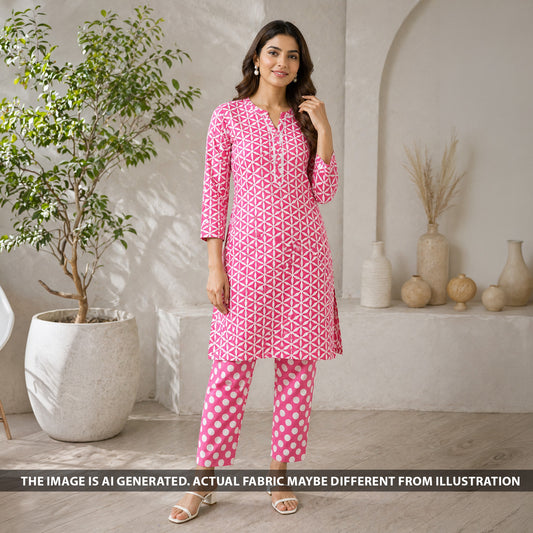 Printed Cambric Cotton Fabric - F6439