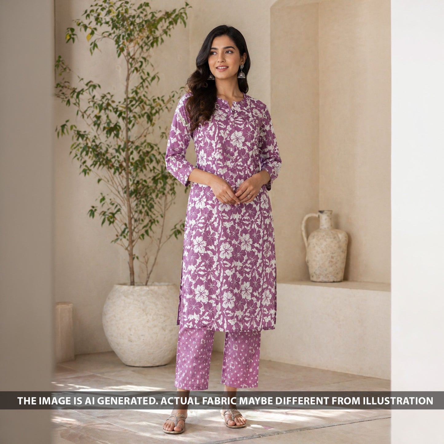 Printed Mul Cotton Fabric - F6442