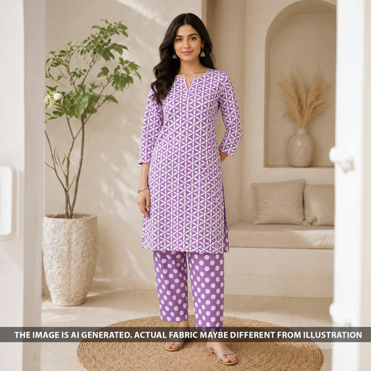 Printed Cambric Cotton Fabric - F6438