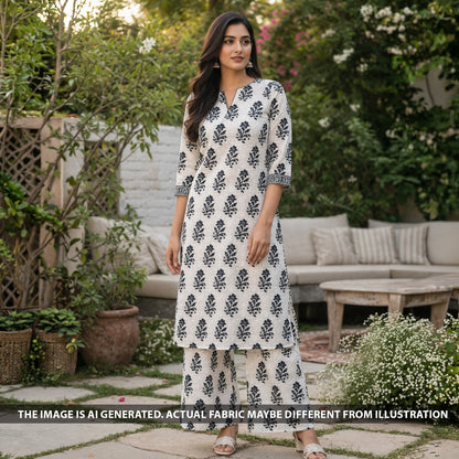 Digital Print Cambric Cotton Fabric - F6290