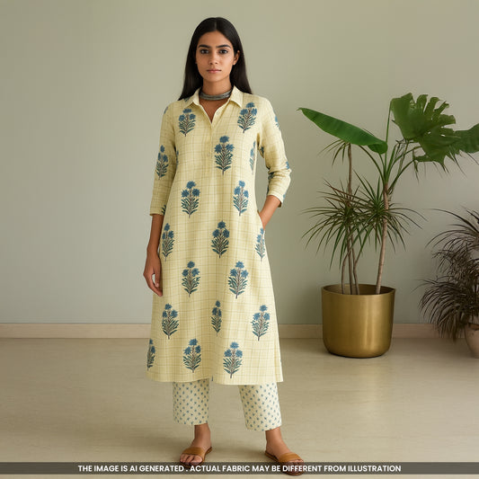 Printed Doria Cotton Fabric- F4706