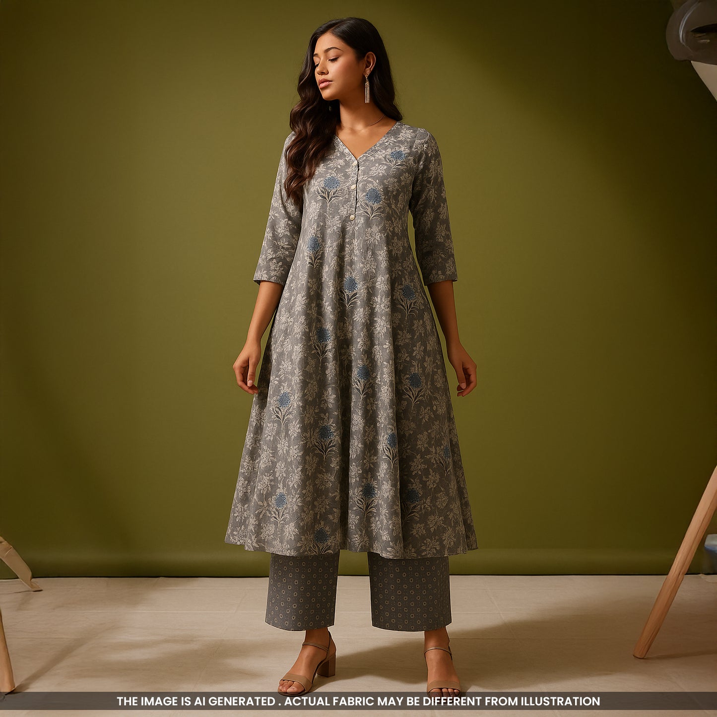 Printed Cambric Cotton Fabric- F4707