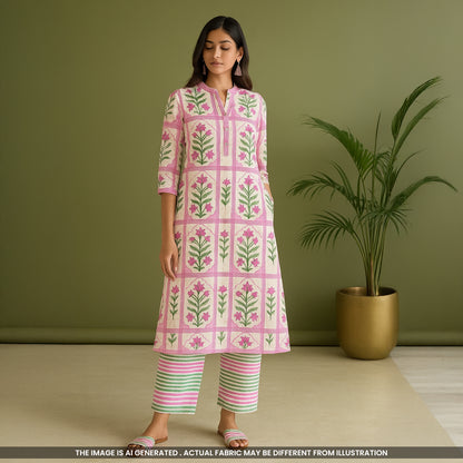 Printed Cambric Cotton Fabric- F4711