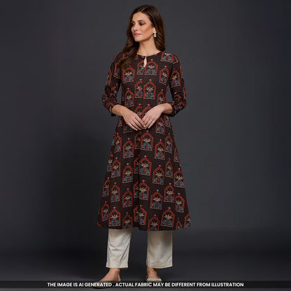 Printed Cambric Cotton Fabric- F4739