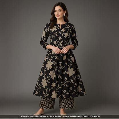 Printed Cambric Cotton Fabric- F4743