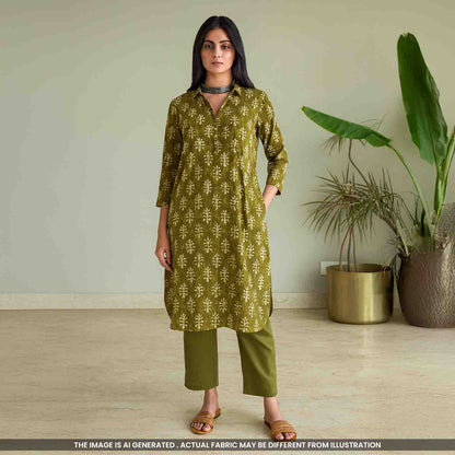 Printed Cambric Cotton Fabric- F4763