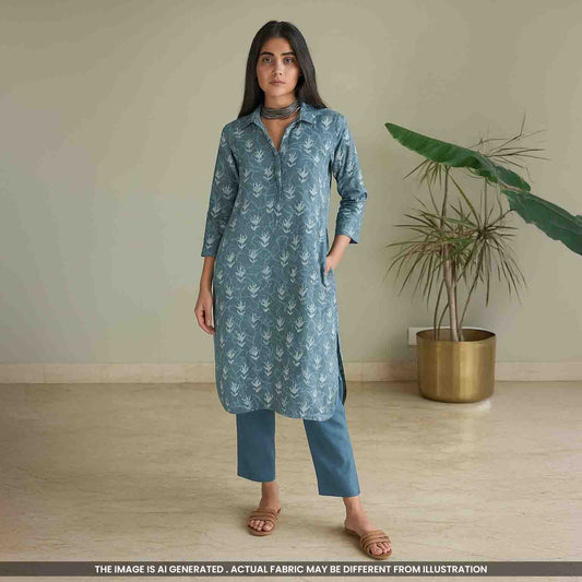 Printed Cambric Cotton Fabric- F4765