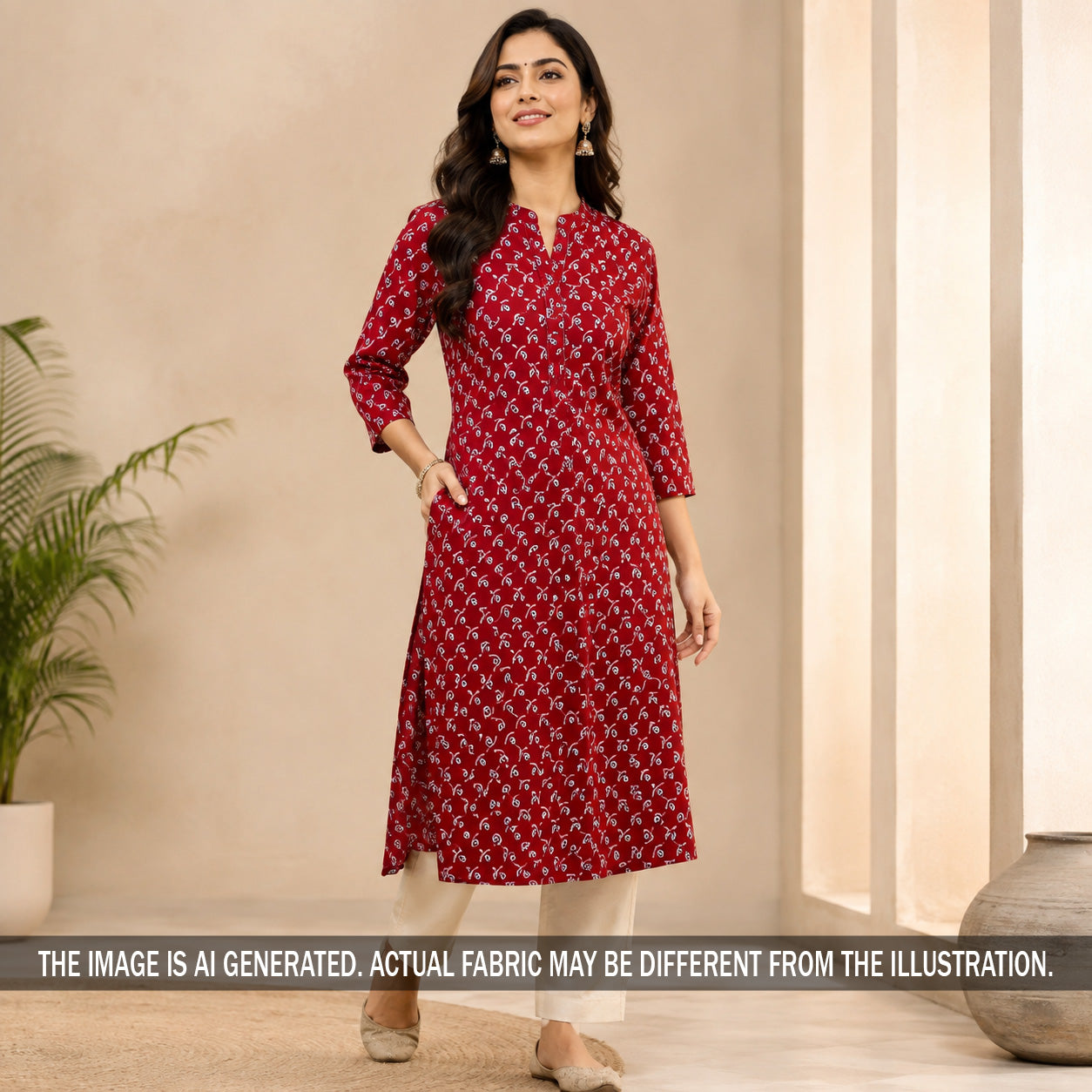 Printed Modal Satin Fabric - F7331