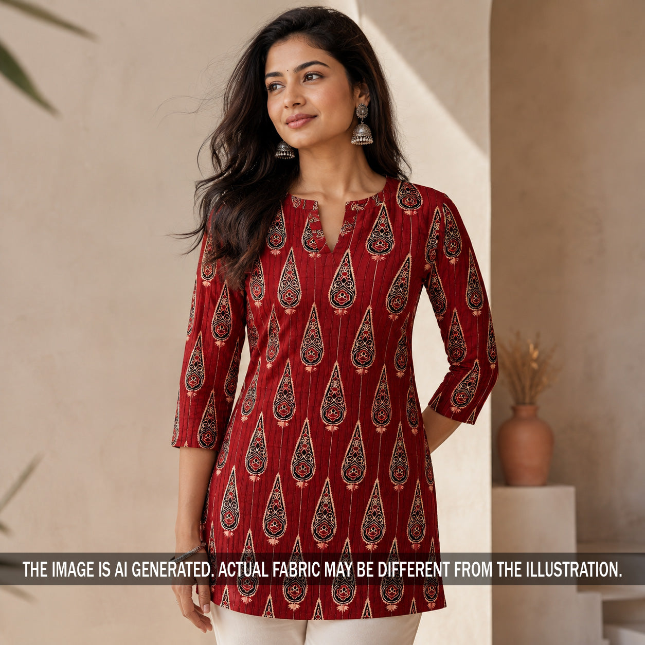 Printed Pintex Cotton Fabric - F7176