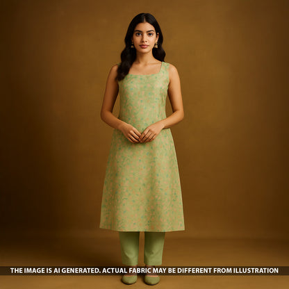 Digital Print Pure Monga Silk Fabric - F5390